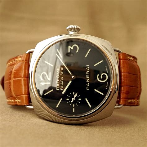 panerai radiomir black seal pam 183 ราคา|radiomir black seal strap.